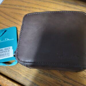 Montana West Leather Weekly Pill Box Holder